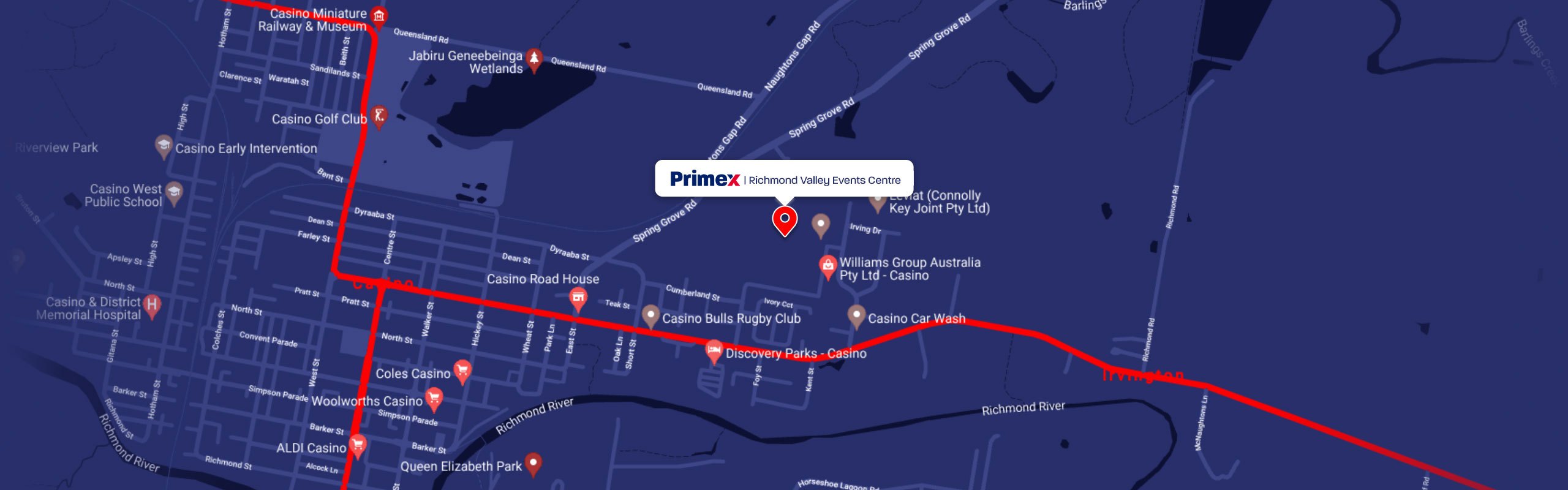 Primex Map